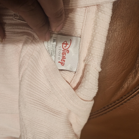 Disney zipper hoodie. ladies XL, pale pink, Vintage - Picture 5 of 5